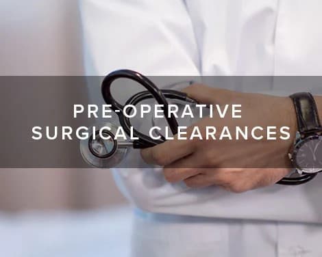 Pre-operative Clearances